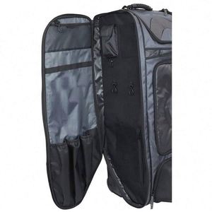 Sac de sport noir personnalisé avec logo, vente en gros d'usine BSCI, sac de gym tendance, sac de voyage haut de gamme disponible en plusieurs couleurs - Product Image 5