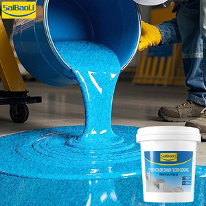 Nuevo Revestimiento Epóxico Autonivelante Antideslizante y Resistente al Desgaste, <span class=keywords><strong>Pintura</strong></span> de Revestimiento Epóxico con Arena de Color <span class=keywords><strong>para</strong></span> <span class=keywords><strong>Pisos</strong></span> de Concreto en Fábricas/Hogares - Product Image 1
