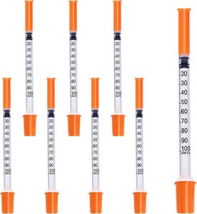 29 30 31 32 Gauge Safety <b>Disposable</b> Insulin <b>Syringe</b> for Animals 0.5ml & 1ml - Product Image 1