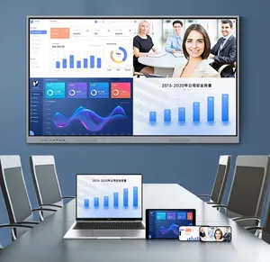 55 इंच टच स्क्रीन इंटरएक्टिव बोर्ड एलसीडी डिस्प्ले एजुकेशन क्लासरूम मीटिंग रूम स्मार्ट इंटरएक्टिव व्हाइटबोर्ड