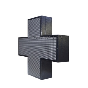 Écran publicitaire double face en plastique pour pharmacie, affichage LED RGB P6 imperméable pour extérieur - Product Image 6