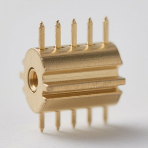 Piezas giratorias de precisión personalizadas de fábrica AWG 16-24 PIN de terminal de soldadura de contacto de aleación de latón - Product Image 2