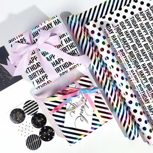 Factory Wholesale Birthday Gift Wrapping <b>Paper</b> 43*300 cm Christmas Wrapping <b>Paper</b> <b>Packaging</b> - Product Image 3