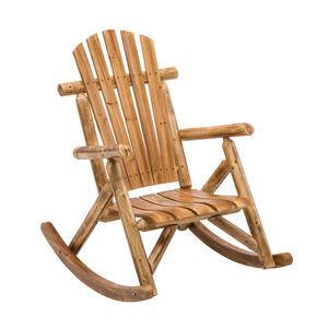 <span class=keywords><strong>Fauteuil</strong></span> <span class=keywords><strong>à</strong></span> <span class=keywords><strong>bascule</strong></span> Adirondack en bois massif traditionnel confortable <span class=keywords><strong>à</strong></span> monter soi-même pour <span class=keywords><strong>la</strong></span> cour, le jardin, <span class=keywords><strong>la</strong></span> terrasse extérieure, le salon, <span class=keywords><strong>la</strong></span> villa - Product Image 5
