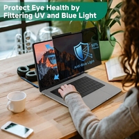 Protection d'écran pour ordinateur portable 16 pouces 16:10, adsorption magnétique, pour Dell HP Asus Lenovo, film anti-reflet mat et transparent