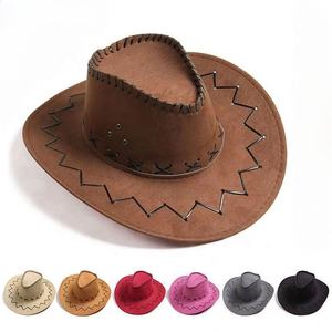 Sombrero Vaquero Unisex Personalizado con Ala Plana, Estilo Fedora, Gorra para Protección Solar al Aire Libre para Adultos y Niños, Diseño Mongol - Product Image 2