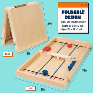 Happy Jack Fast Action Juego <span class=keywords><strong>de</strong></span> mesa clásico plegable para dos jugadores Juego <span class=keywords><strong>de</strong></span> mesa <span class=keywords><strong>de</strong></span> tirachinas para adultos o niños - Product Image 4