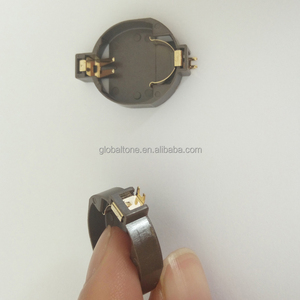 Boîtier de <span class=keywords><strong>pile</strong></span> bouton rond horizontal CR2032, brun, pour montage SMT - Product Image 5