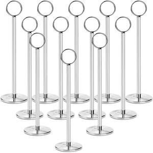 <span class=keywords><strong>Porte</strong></span>-numéros de table de 8 pouces de hauteur, support robuste pour l'affichage de photos et d'images - Product Image 1