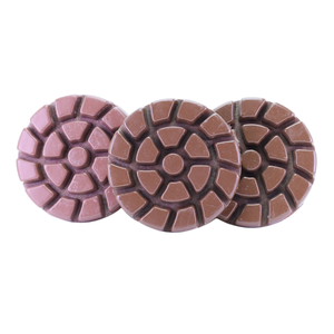 Disque de polissage diamanté PANGU à liaison résineuse 3 pouces pour béton et sols, utilisation humide/sèche, abrasif fin, OEM disponible - Product Image 1