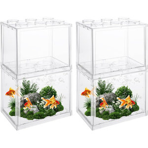 Pecera Pequeña para Peces Betta, Pecera de Plástico al por Mayor - Product Image 1