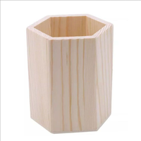 Porte-brosse, vase en bois et stylo, conteneur