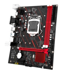 เมนบอร์ด GINYUE B85M-VDH M-ATX สำหรับเดสก์ท็อป รองรับซ็อกเก็ต LGA1150, แรม DDR3 สูงสุด 16GB จำนวน 2 ช่อง, รองรับ M.2 NVMe, DVI, VGA, รองรับซีพียูรุ่นที่ 4 - Product Image 3