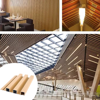 Revêtement mural moderne de luxe en alliage d'aluminium rainuré, panneaux décoratifs ventilés pour murs rideaux intérieurs et extérieurs, pour centres commerciaux