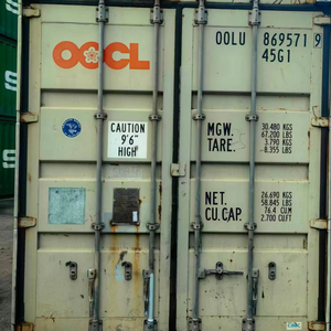 ตู้คอนเทนเนอร์มือสองขนาด 40hq 20 ฟุต 40 ฟุต อัตราค่าขนส่งตู้คอนเทนเนอร์ ค่าขนส่งสินค้าตู้คอนเทนเนอร์ 40hq ตู้คอนเทนเนอร์ส่งออก 40hq - Product Image 1