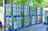 Primaire acrylique polyuréthane aqueux écologique antirouille liquide pour revêtements de bâtiments et structures en acier industrielles (application au rouleau)