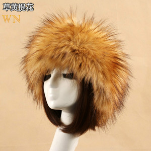 Bandeaux chauds en fausse fourrure douce pour femme, élastiques et ouverts, pour l'hiver, la plage, les voyages d'affaires - Grande vente - Product Image 2