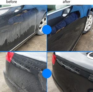 Fournitures d'entretien de voiture Chiffon éponge de couleur unie Chiffon de nettoyage en microfibre Outils de nettoyage de cuisine - Product Image 4