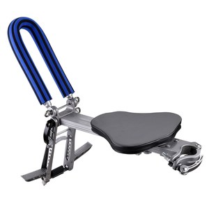 <span class=keywords><strong>Porte</strong></span> vélo pliable original pour enfants, siège de bicyclette pour enfants, avec sac de rangement à la main, Portable ultraléger, support <span class=keywords><strong>avant</strong></span> de vélo pour bébés - Product Image 4