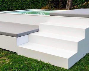 Piscine สระว่ายน้ำแบบแยกส่วนขนาดพกพาได้เหนือพื้นดินสระว่ายน้ำเลานจ์โซฟาหรูหราขนาดเล็กสำหรับสวน - Product Image 6