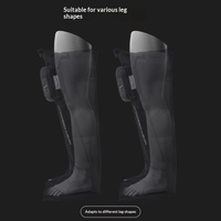 Bottes de compression pour les jambes 2025, 5 chambres, système de compression pour la récupération des jambes, bottes de récupération avec chauffage