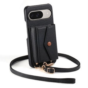 <span class=keywords><strong>เคส</strong></span><span class=keywords><strong>กระจก</strong></span>สำหรับ Google Pixel 9A/8A/9 pro/ 10 Pro XL Crossbody <span class=keywords><strong>เคส</strong></span>โทรศัพท์ที่ใส่บัตร<span class=keywords><strong>เคส</strong></span>ผิวลิ้นจี่ - Product Image 4