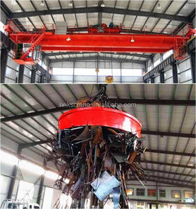 Heavy Duty Bridge <span class=keywords><strong>Crane</strong></span> Steel Mill Taller Electroimanes Bobina de cobre Succión de alta resistencia - Product Image 2