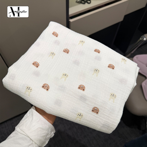 Mantas Envolventes de Gasa de Algodón de Doble Capa Suaves para Bebés, Seguras para Piel Sensible, Tejido de Alta Densidad y Textura Suave - Product Image 2