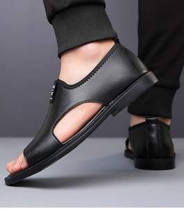 Sandales souples de style romain, chaussures de plage respirantes, résistantes aux odeurs, semelle souple, décontractées, antidérapantes, à enfiler, chaussures <span class=keywords><strong>Sketchers</strong></span> pour hommes - Product Image 4