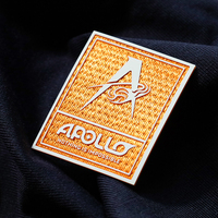 Fabricant LOGO personnalisé Etiquette en daim Etiquette de luxe en silicone gaufré 3D Impression Tatami en feutre Etiquette pour vêtement