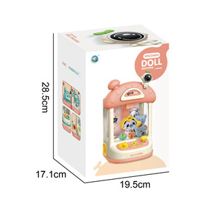 Mini máquina de garras eléctrica para niños de 4 a 6 años, juguete de simulación de plástico con peluches para casa de juegos - Product Image 4