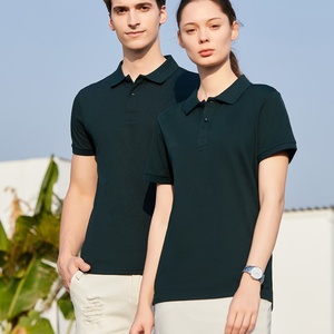เสื้อโปโลผู้ชายผ้าฝ้ายถัก 100% แขนสั้น ระบายอากาศได้ดี สีพื้น เรียบง่าย สไตล์ลำลอง ใส่เล่นกอล์ฟได้ มีโลโก้ กระดุมหลากสี ความยาวแบบยาว - Product Image 5