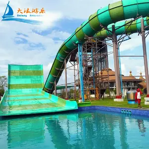 Yüksek kalite Boomerang su kaydırağı su eğlence parkı için destek renk özelleştirilmiş CE/TUV/ISO9001 sertifikaları