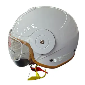 BYB/RNG 아이보리 화이트 BY-750I 오픈 페이스 헬멧 하프 헬멧 오토바이 헬멧