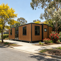 Ultramodern, hoogwaardig, duurzaam A-frame anti-aardbevings 20ft containerhuis met keuken, slaapkamer en badkamer.