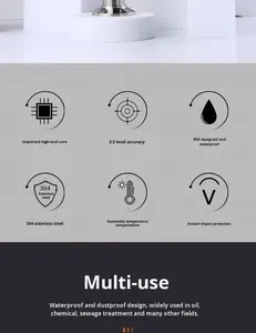 Jz सेंसर Bp10f उच्च-परिशुद्धता स्टेनलेस स्टील दबाव ट्रांसमीटर 0.5% सटीकता विभिन्न बुद्धिमान आउटपुट ऑनलाइन रेंज - Product Image 6