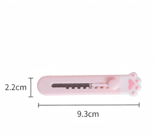Mini couteau artistique portable en forme de patte de chat, démontable, pour découpe rapide du papier, couteau artisanal, multi-usage pour étudiants, mignon - Product Image 4