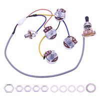 Vente en gros de faisceau de câbles de guitare pré-câblés Epi Loaded 2T2V avec kits de pré-câblés à bobine pour pièces de guitare basse LP SG