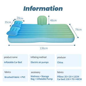 유아를위한 맞춤형 풍선 비행기 자동차 침대 아기 비행기 시트 익스텐더 침대 손 펌프 비행 여행 비행기 침대 - Product Image 5