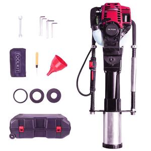 휴대용 소형 핸드 헬드 전동 공구 4 행정 파일 드라이버 고속도로 난간 홍수 방지 엔지니어링 펌프 태양열 파일 - Product Image 1