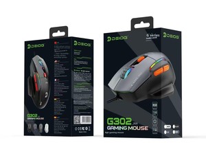 Souris de compétition électrique Deiog <span class=keywords><strong>G302</strong></span>, filaire, capteur optique RGB, 6 boutons, ergonomique, USB, pour ordinateur de bureau, ordinateur portable, universel - Product Image 2