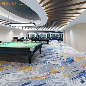 Tapete de Piso e Parede de Nylon com Design Moderno e Ecológico, Rolos de Carpete de Pile Loop para Escritórios Comerciais e Hotéis, Fabricado à Máquina - Product Image 3