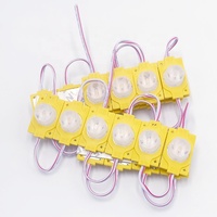 Modules LED haute puissance SMD3030 DC12V 1,5W Lumière blanc chaud pour extérieur, injection latérale, lettres de signalisation, approuvé CE RoHS IP65 Vert