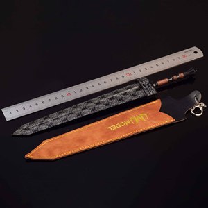 Elden Ring Fire Cloud <span class=keywords><strong>patrón</strong></span> totalmente metálico espada gigante artesanía arma modelo decoración personalizado Anime juego acero espada periférico - Product Image 5