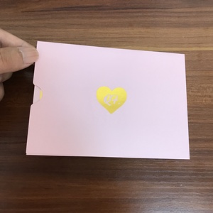 Diretta della fabbrica Stampa Personalizzata di Lusso di Entrambi I Lati della Stagnola di Oro a Caldo Rosa Colore Grazie Di <span class=keywords><strong>Compleanno</strong></span> Felice Biglietti di <span class=keywords><strong>Auguri</strong></span> - Product Image 6