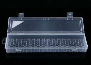 New Plastic PP Foldable <strong>Rectangle</strong> Brush Painting Pencils Storage Box Watercolor Pen Container Drawing Tools <strong>Bin</strong> - Product Image 5