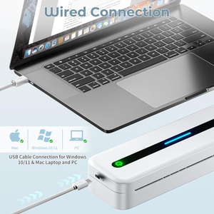 Phomemo m832 Máy in di động 300dpi không dây inkless Máy in nhiệt hỗ trợ 5 loại Kích thước giấy Bluetooth Máy in di động - Product Image 5