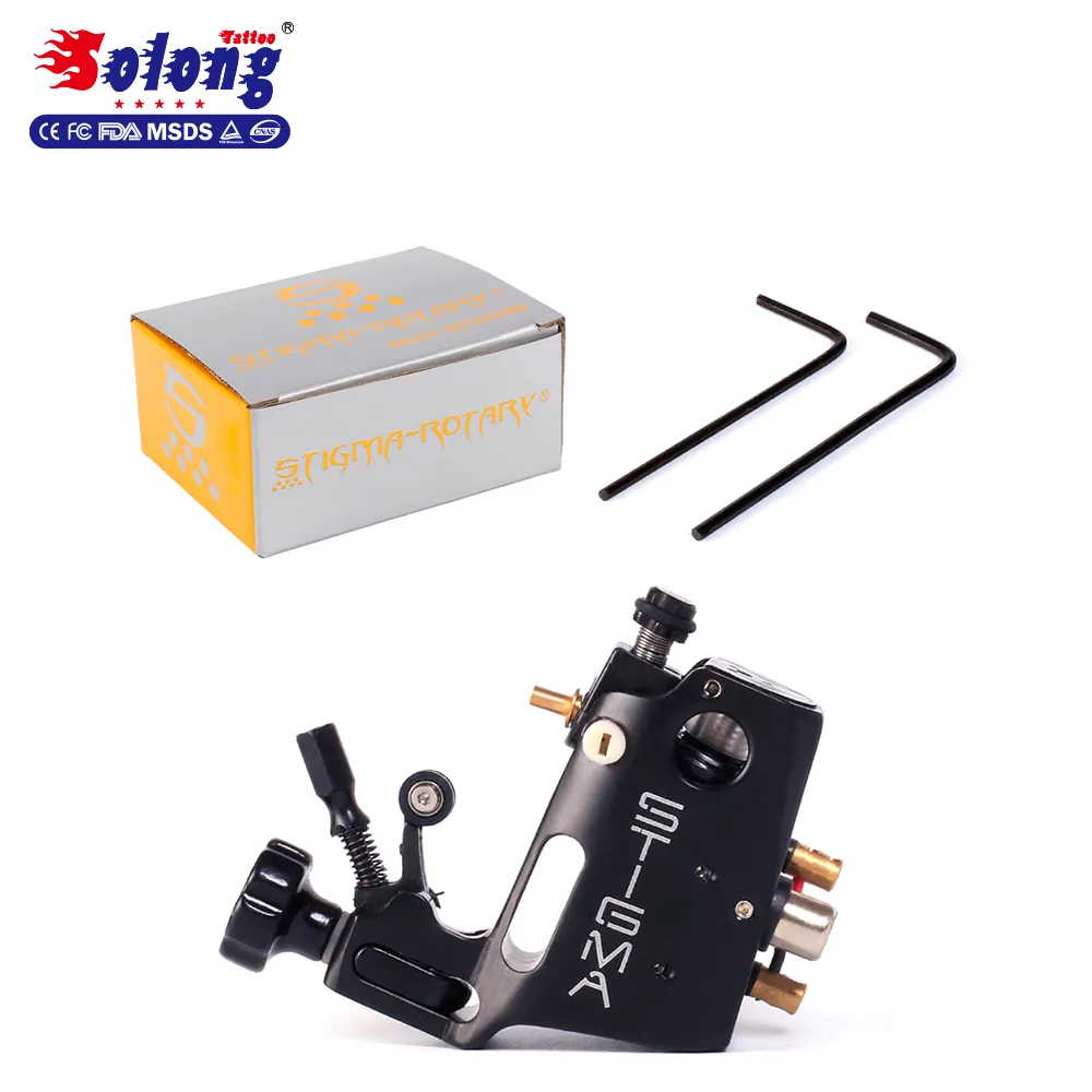 Xăm Hình Chuyên Nghiệp Rotary Tattoo Machine Gun Kỳ Thị Hyper V3 Nhôm CNC Khung 4.5W Động Cơ Tốt Rotary Tattoo Gun