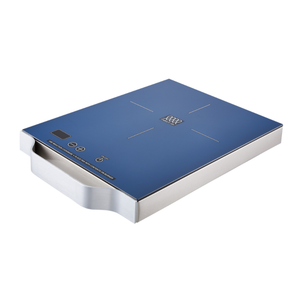 Estufa de vidrio azul de 2100w, Cocina de Inducción individual portátil con mango - Product Image 1
