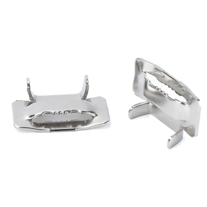 3/4 pollici in acciaio inox <span class=keywords><strong>fascette</strong></span> <span class=keywords><strong>per</strong></span> cavi in metallo stretta morsetto con denti rilasciabili bande di fibbie - Product Image 4